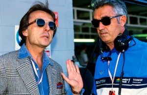 Luca di Montezemolo junto a Flavio Briatore.