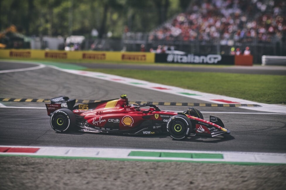 Carlos Sainz Pole Monza