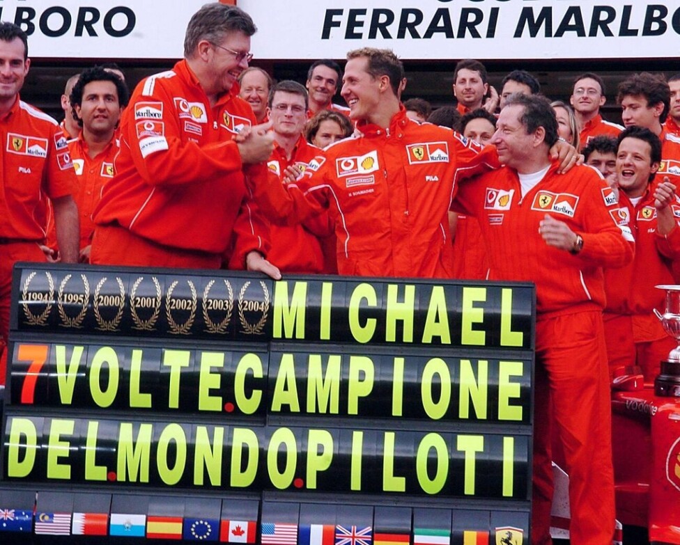 Michael Schumacher, Jean Todt, Ross Brawn