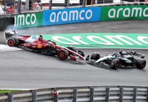 Colisión entre Andrea Kimi Antonelli y Charles Leclerc, Gran Premio de los Países Bajos.