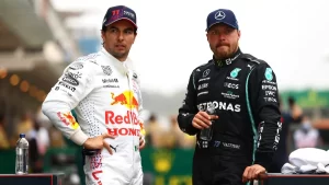 Sergio Pérez y Valtteri Bottas, Gran Premio de Turquía 2021.