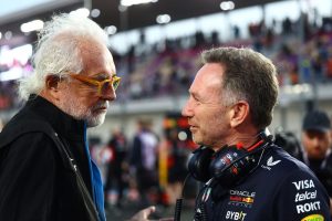 Christian Horner junto a Flavio Briatore, asesor ejecutivo de Alpine.