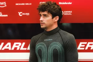Charles Leclerc, chaleco refrigerante.