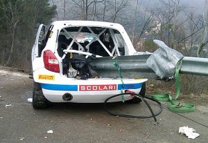 Accidente de Robert Kubika, Rally Ronde di Andora, 2011.