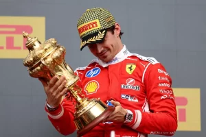 Charles Leclerc, Gran Premio de Gran Bretaña 2026, victoria número 250 de Ferrari en la Fórmula 1.