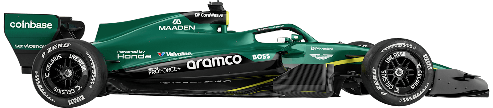 AMR26 de Aston Martin Aramco Formula One Team 2026